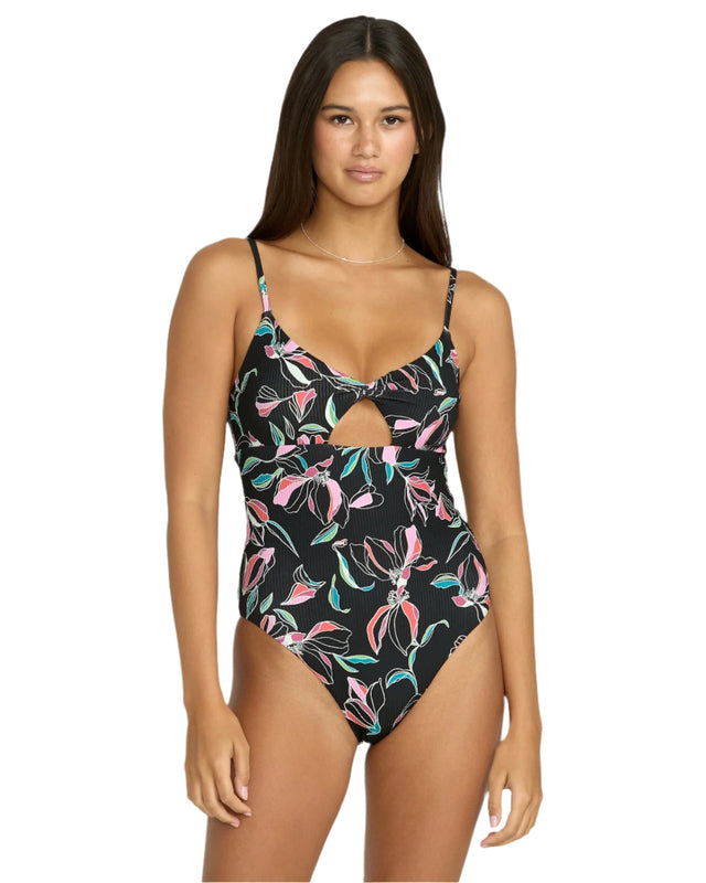 VOLCOM Women's Dream In Bloom Twist One Piece Multi Women's One Pieces Volcom 