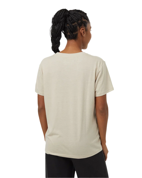 TENTREE Women's Autumn Flora T-Shirt Pale Oak / Meteorite Black Women's Short Sleeve T-Shirts Tentree 