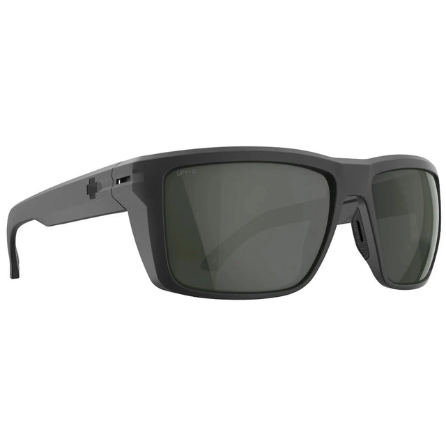 SPY Overhaul XL Matte Black - Happy Grey Green Sunglasses Sunglasses Spy 