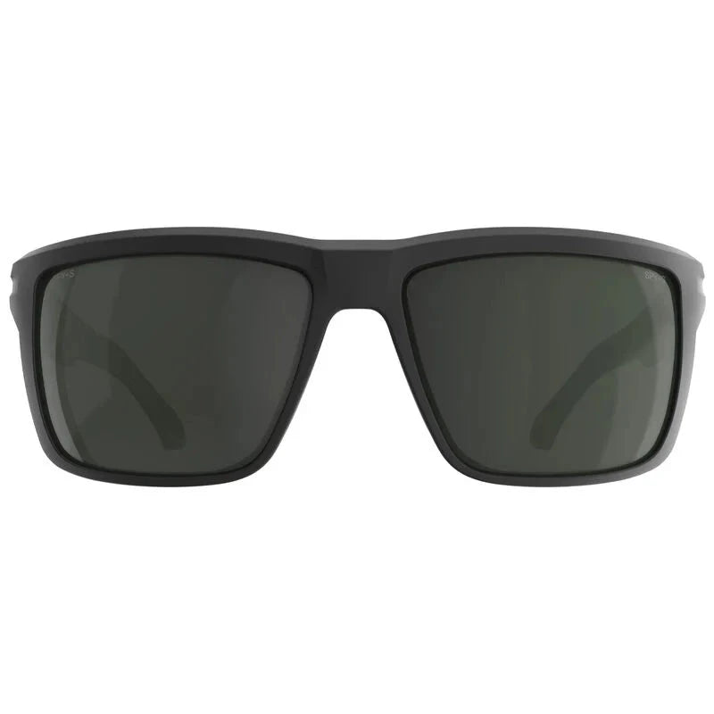 SPY Overhaul XL Matte Black - Happy Grey Green Sunglasses Sunglasses Spy 