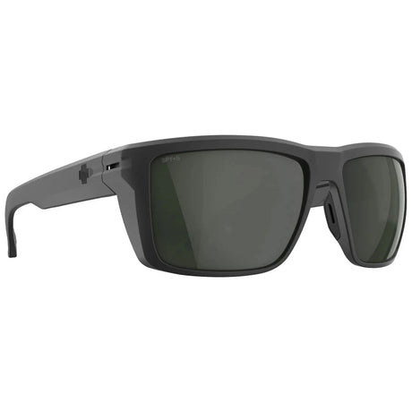 SPY Overhaul XL Matte Black - Happy Grey Green Polarized Sunglasses Sunglasses Spy 