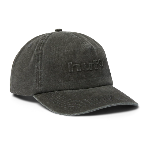 HUF Pacific Wash 5 Panel Hat Black Men's Hats Huf 
