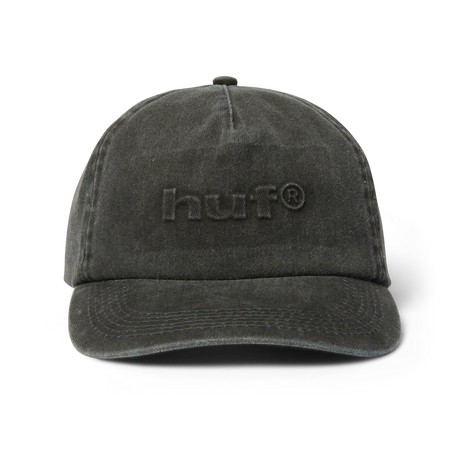 HUF Pacific Wash 5 Panel Hat Black Men's Hats Huf 