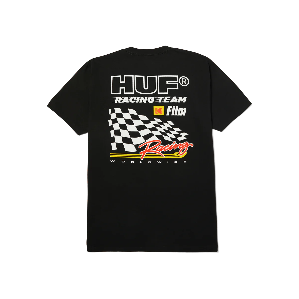 HUF X KODAK Photo Finish T-Shirt Black Men's Short Sleeve T-Shirts Huf 
