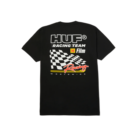 HUF X KODAK Photo Finish T-Shirt Black Men's Short Sleeve T-Shirts Huf 