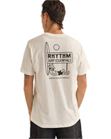RHYTHM Siesta T-Shirt White Men's Short Sleeve T-Shirts Rhythm 