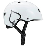 PRO-TEC Low Pro Helmet Gloss White Skateboard Helmets Pro-tec 