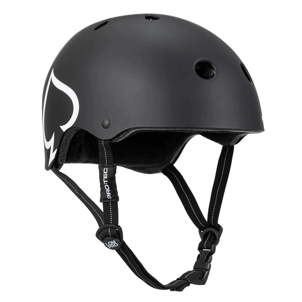 PRO-TEC Low Pro Helmet Matte Black Skateboard Helmets Pro-tec 