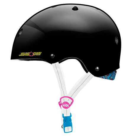 PRO-TEC Low Pro Helmet Santa Cruz Gloss Black Skateboard Helmets Pro-tec 