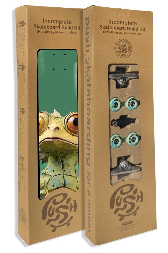 PUSH Lizard Big 7.0 Skateboard Incomplete Skateboard Completes Push 