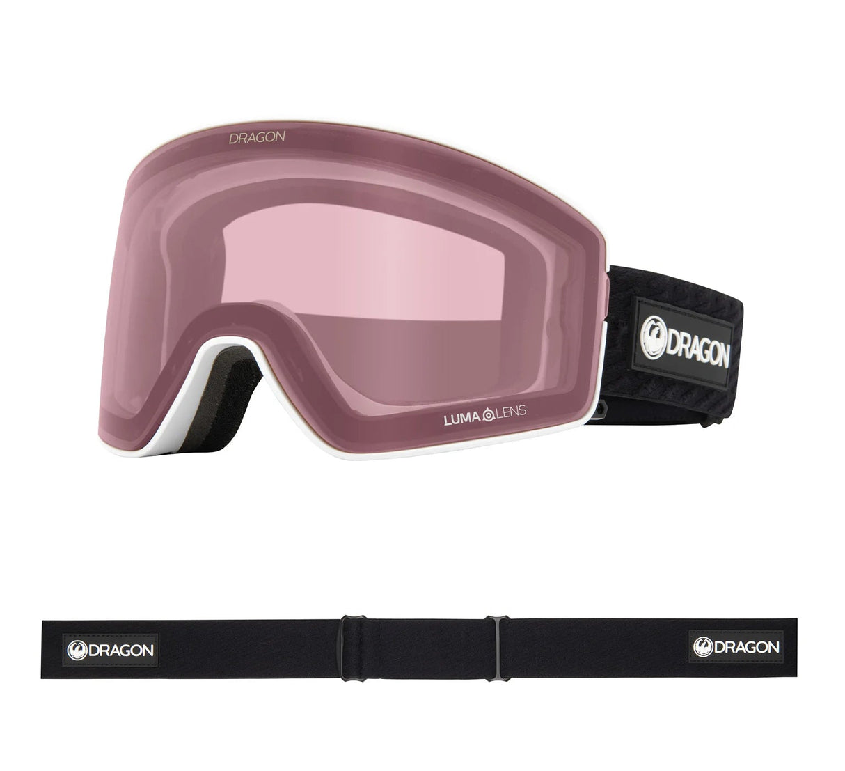 DRAGON PXV2 Icon - Lumalens Red Ion + Lumalens Light Rose Snow Goggle Snow Goggles Dragon 