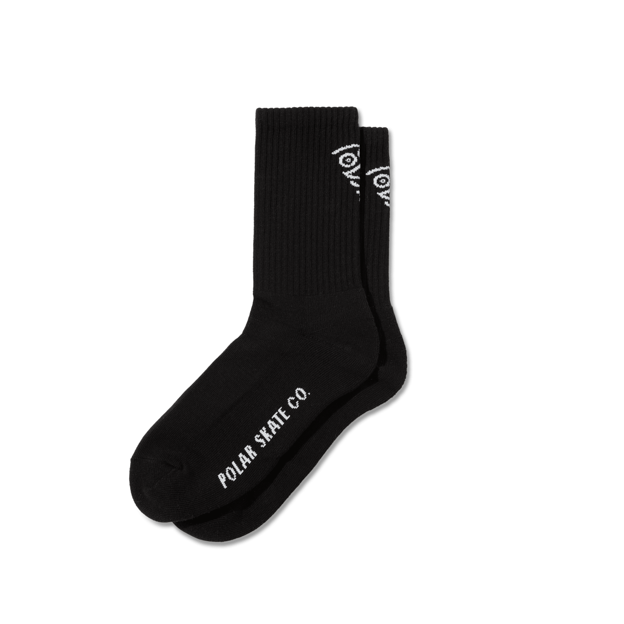 POLAR Face Socks Black Men's Socks Polar 