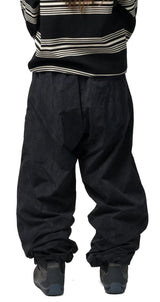 SOUVENIR Parachute Snow Pants Black Blotch Print 2027 Men's Snow Pants Souvenir 