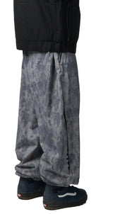 SOUVENIR Parachute Snow Pants Cool Grey Blotch Print 2027 Men's Snow Pants Souvenir 