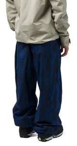 SOUVENIR Parachute Snow Pants Petrol Blue Blotch Print 2027 Men's Snow Pants Souvenir 