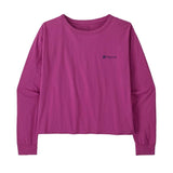 PATAGONIA Women's Long-Sleeved Hut Tripper Easy-Cut T-Shirt Amaranth Pink Women's Long Sleeve T-Shirts Patagonia 