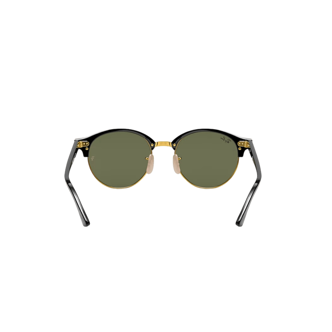 RAY-BAN Clubround Classic Polished Black - G-15 Green Sunglasses Sunglasses Ray-Ban 