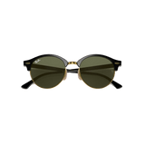 RAY-BAN Clubround Classic Polished Black - G-15 Green Sunglasses Sunglasses Ray-Ban 