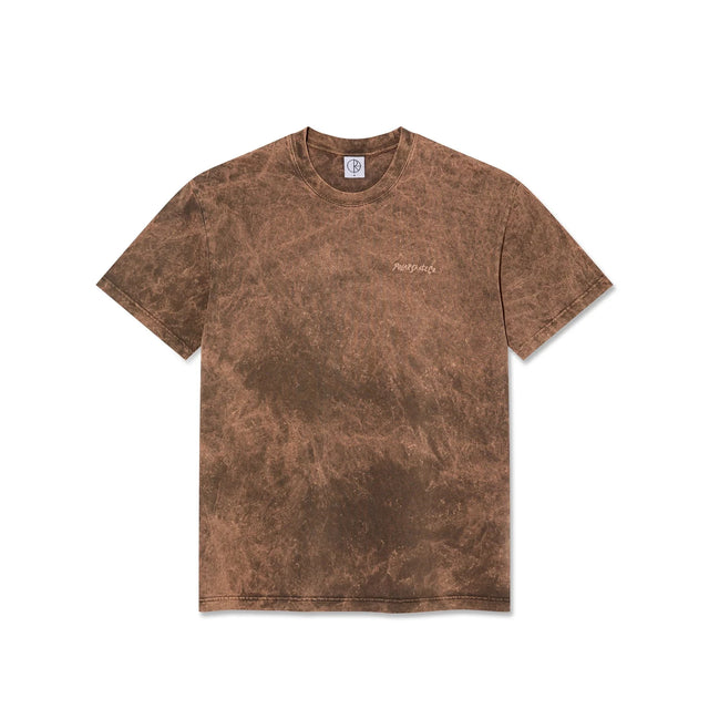 POLAR Acid Surf Logo T-Shirt Brown Men's Short Sleeve T-Shirts Polar 