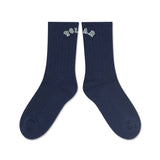 POLAR College Logo Rib Socks Dark Blue Men's Socks Polar 