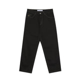 POLAR 93 Pants Contrast Stitching Black/Dark Olive Men's Denim Polar 
