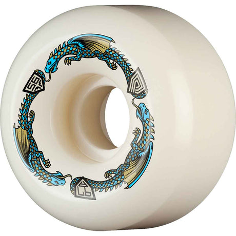 POWELL PERALTA Dragon Formula Blue 56mm x 36mm 97A V6 Skateboard Wheels Skateboard Wheels Powell Peralta 