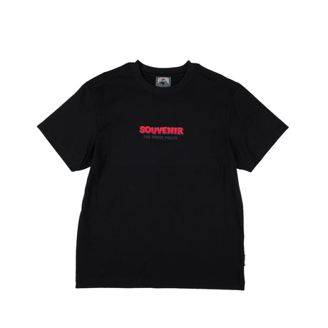 SOUVENIR Press Police T-Shirt Black Men's Short Sleeve T-Shirts Souvenir 