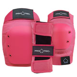 PRO-TEC Jr. Street Gear 3 Pack Pink Pads & Wrist Guards Pro-tec 