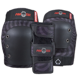 PRO-TEC Jr. Street Gear 3 Spitfire Black Swirl Pads & Wrist Guards Pro-tec 
