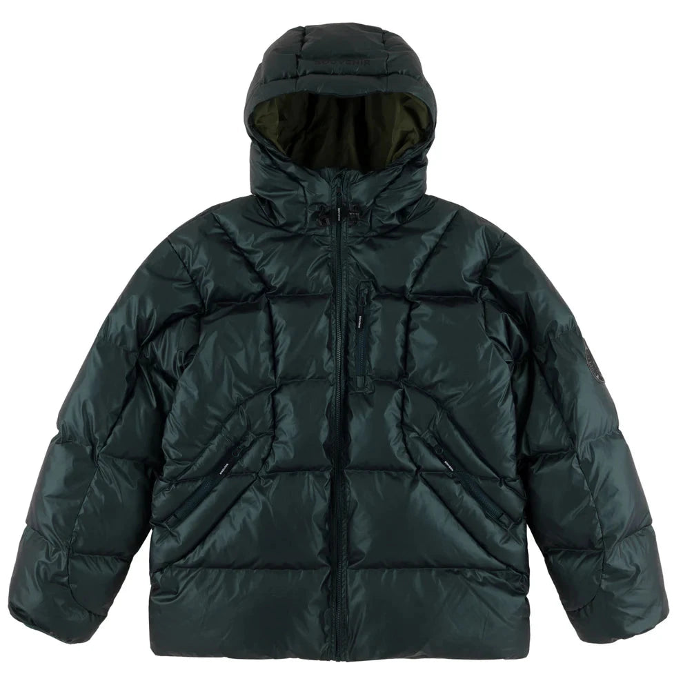 SOUVENIR Moutain Puffy Snow Jacket Deep Forest 2026 Men's Snow Jackets Souvenir 