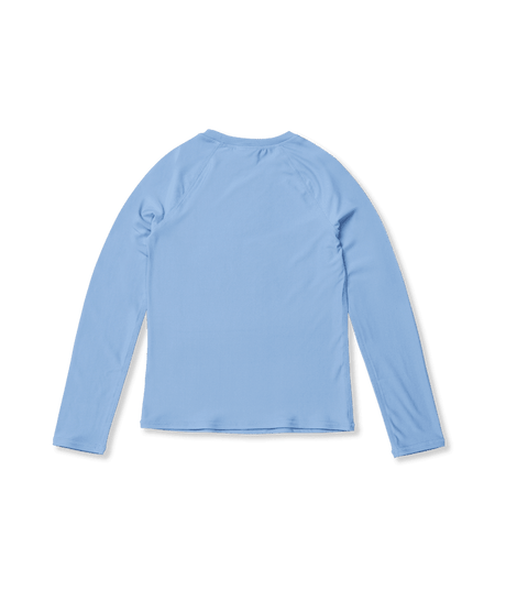 VOLCOM Girl's Parrotise Long Sleeve Rashguard Coastal Blue Girl's Swimwear Volcom 