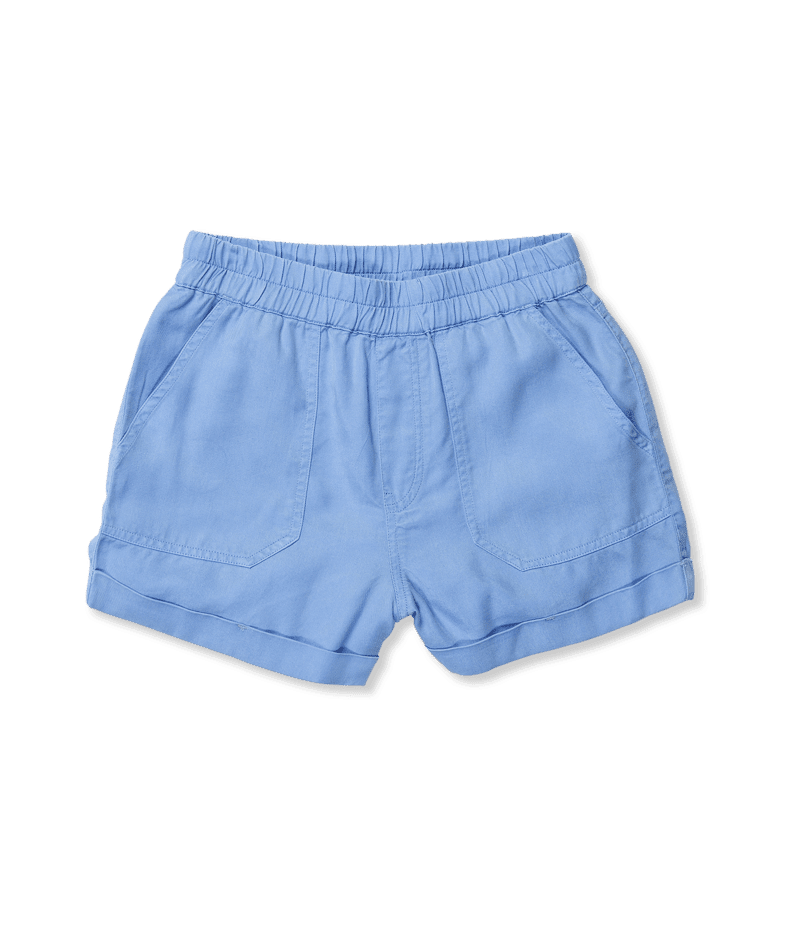VOLCOM Girl's Sunday Strut Shorts Coastal Blue Girl's Walkshorts Volcom 