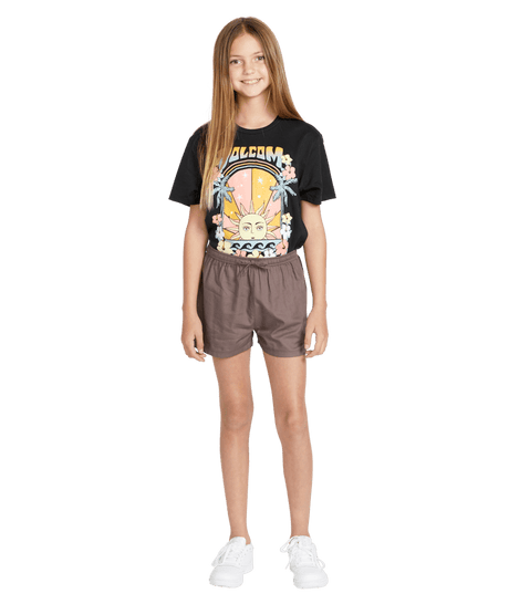 VOLCOM Girl's Stone Def Short Slate Grey Girl's Walkshorts Volcom 