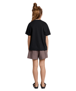 VOLCOM Girl's Truly Stoked BF T-Shirt Black Girl's T-Shirts Volcom 
