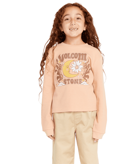 VOLCOM Girl's Thermality Long Sleeve T-Shirt Clay Girl's Long Sleeve T-shirts Volcom 