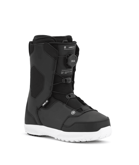 RIDE Youth Lasso Jr. Snowboard Boots Black 2027 Youth Snowboard Boots Ride 
