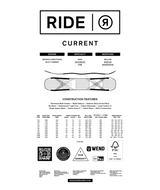 RIDE Current Snowboard 2027 Men's Snowboards Ride 