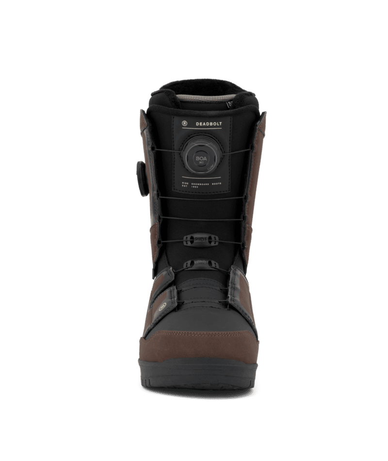 RIDE Deadbolt Zonal Snowboard Boots Brown 2027 Men's Snowboard Boots Ride 