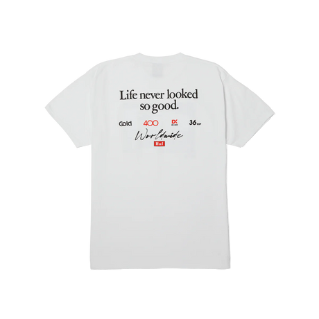 HUF X KODAK Rear View T-Shirt White Men's Short Sleeve T-Shirts Huf 