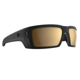 SPY Rebar SE ANSI Matte Black - Happy Bronze With Gold Mirror Sunglasses