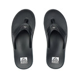 REEF Fanning H2O Sandals Black/Silver Men's Sandals Reef 