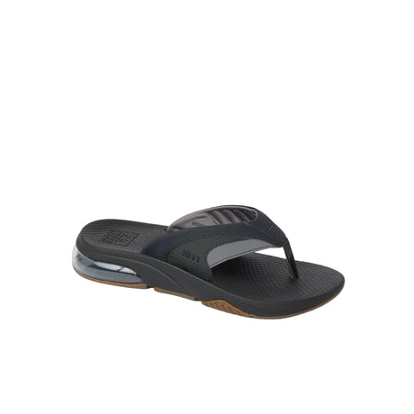 REEF Fanning+ Sandals Black/Gum Men's Sandals Reef 