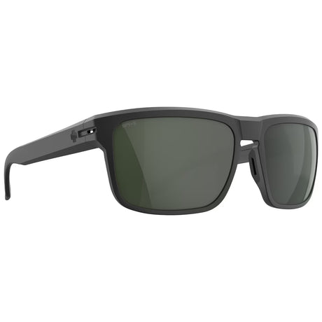 SPY Region ANSI Matte Black - Happy Grey Green Polarized Sunglasses Sunglasses Spy 