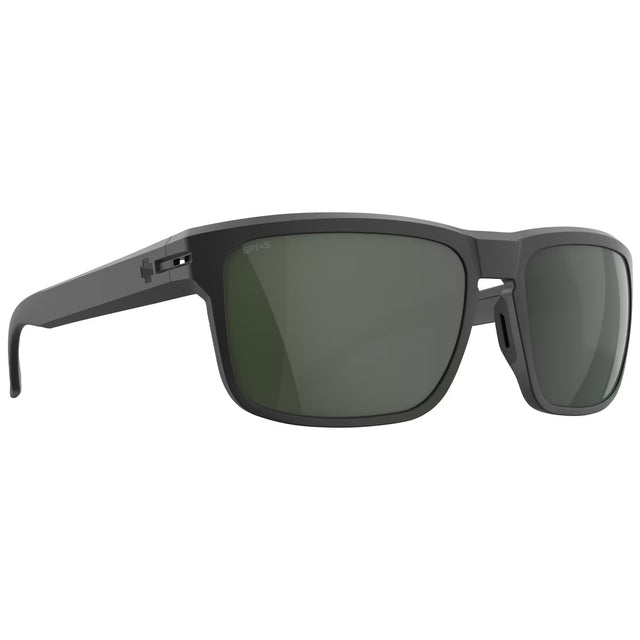 SPY Region ANSI Matte Black - Happy Grey Green Polarized Sunglasses Sunglasses Spy 