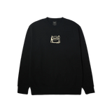 HUF Relocation Crewneck Sweater Black Men's Crewnecks Huf 
