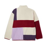 HUF Remix Quarter Zip Pullover Fleece Lavender Men's Crewnecks huf 