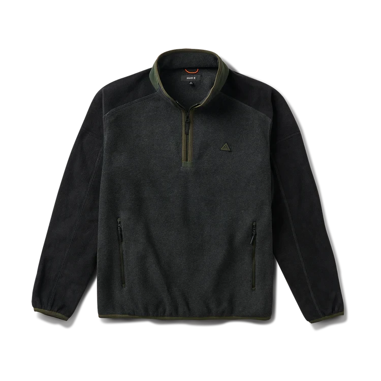 ROARK Campover Fleece Mock Crew Onyx Men's Crewnecks Roark Revival 