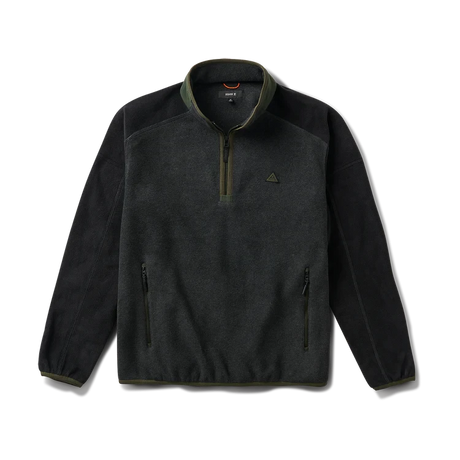 ROARK Campover Fleece Mock Crew Onyx Men's Crewnecks Roark Revival 