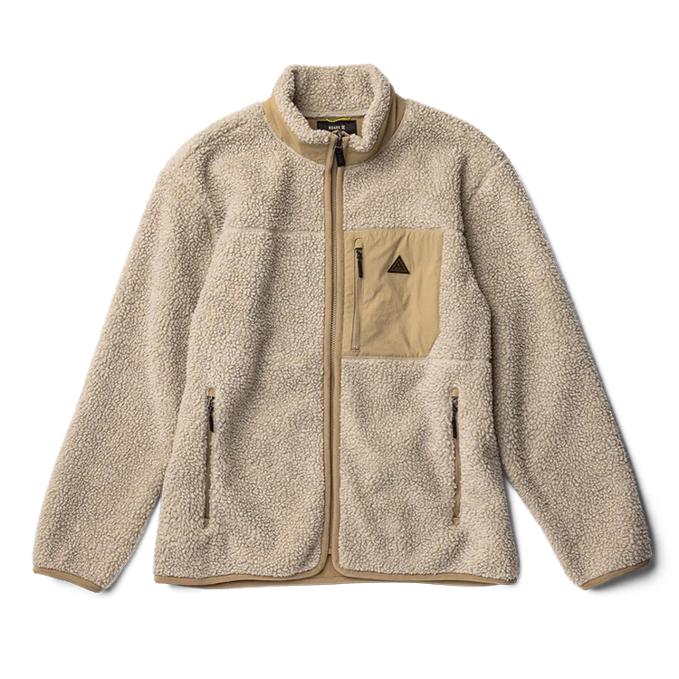 ROARK Campover Fleece Zip Hoodie Khaki Men's Zip Hoodies Roark Revival 