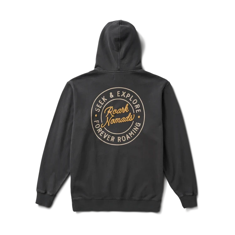 ROARK Nomads Badge Pullover Hoodie Onyx Men's Pullover Hoodies Roark Revival 